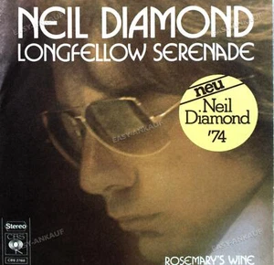 Neil Diamond - Longfellow Serenade / Rosemary's Wine 7in 1974 (VG+/VG+) ' - Picture 1 of 1