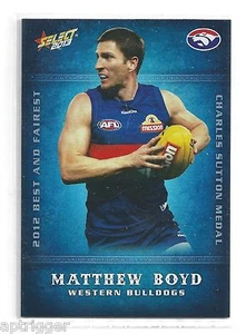 2013 Champions Best & Fairest (BF18) Matthew BOYD Western Bulldogs - Bild 1 von 1