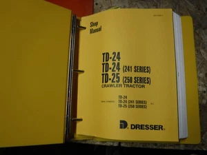 UP TO 1970 DRESSER TD-24 TD-25 CRAWLER TRACTOR FACTORY SHOP MANUAL SERVICE - Picture 1 of 13