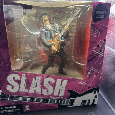 McFarlane Toys Guns N Roses SLASH Signature Pose Deluxe Box Set  NIP READ - Image 1 of 4