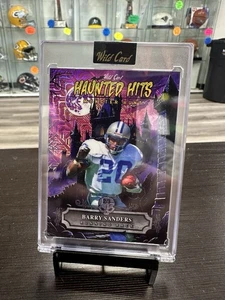 2025 Wild Card Haunted Hits Football Barry Sanders Night MOJO 2/3 JS - Bild 1 von 2
