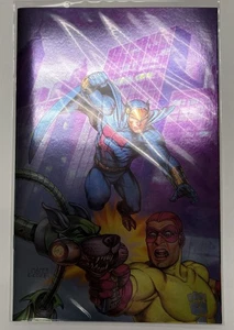 Blue Falcon & Dynomutt Joseph Michael Linsner 1:10 Foil Virgin Variant Near Mint - Picture 1 of 3