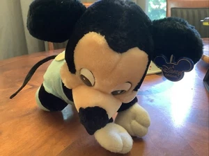 Disneyland WDW Krabbel Baby Mickey Mouse Plüsch 10 Zoll blau Stofftier Disney 1984. - Bild 1 von 6