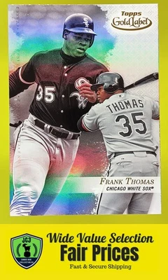 2017 Topps Gold Label Class 3 Frank Thomas #52 Chicago White Sox Baseball Card - Image 1 of 2