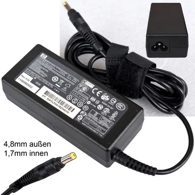 HP NETZTEIL 534092-001 18,5V 3,5A 4,8mm x 1,7mm PPP009L-E PA-1650-32HL N301 - Bild 1 von 4