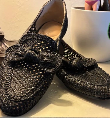Mocasín Charles David Rafia Negro Talla 11 Foto 1 de 2
