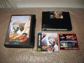 BOXED FATAL FURY 3 NEO GEO HOME CART AES JAP IMPORT!