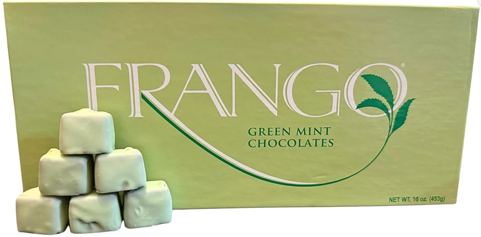 Frango Green Mint Chocolates 16 oz Box – Classic Mint Truffles – Exp 01/2026 - Image 1 of 1