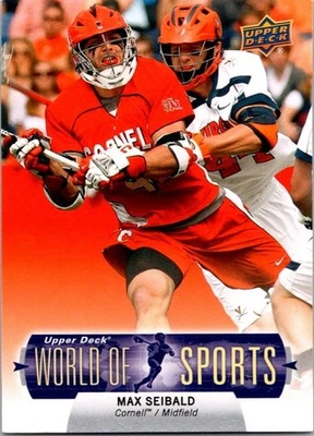 2011 Upper Deck World of Sports Max Seibald #187 Rookie RC Cornell Big Red Bears - Image 1 of 2