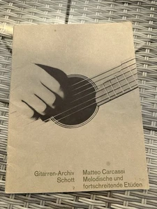 matteo carcassi melodische und fortschreitende etuden Guitar Gitarren Archiv 2 - Picture 1 of 4