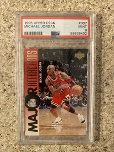 1995-96 Upper Deck - Major Attractions #337 Michael Jordan PSA 9 - Picture 1 of 2