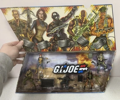 GI Joe 25th Anniversary Set 5 Pack Joe Variant New Scarlett Snake Eyes Duke - Image 1 of 4