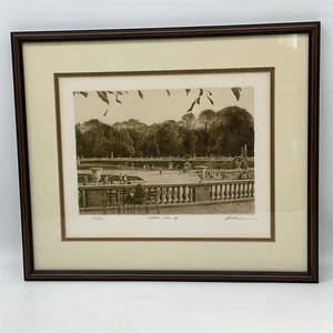 Harold Altman Signed & Numbered 4 Etchings Set of Central Park 1982 - 85/285 - Picture 1 of 15