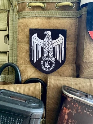 Chevron “Eagle with Trident” v2 b/w - Image 1 of 3