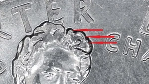 2025-P American Women Quarters 25c  Althea Gibson  Die Break Error 318 - Picture 1 of 10