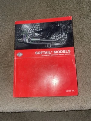 2006 Harley-Davidson Softail Models Service Manual 99482-06 Foto 1 de 3