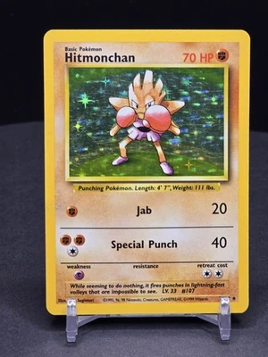 Hitmonchan 007/102 Base Set Holo Shadowless  - Image 1 of 2