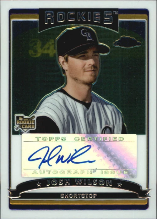 2006 Topps Chrome #351 Josh Wilson Auto (RC)  - NM-MT - Image 1 of 1
