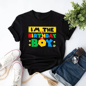 Im The Birthday Boy Gaming Family Matching Men Women T-Shirt - Picture 1 of 22