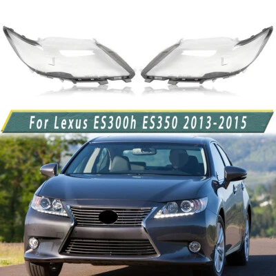 For Lexus ES250 ES300h ES350 2013 2014 2015 Left Right Side Headlight Lens Cover Foto 1 de 4