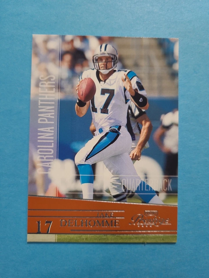 JAKE DELHOMME 2006 PLAYOFF PRESTIGE FOOTBALL CARD # 20 G1217 - Image 1 of 1