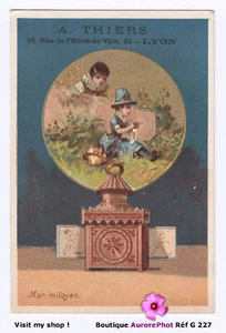 APPAREIL PHOTO ANCIEN, LANTERNE MAGIQUE, PROJECTION CINÉMA, CHROMO LYON -G227 - Imagen 1 de 2