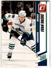2010-11 Donruss Evan Oberg Rookie #282 Vancouver Canucks