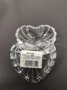 Mikasa Kristall Romantisch Schmuck Herzform Schmuckschatulle - Bild 1 von 6
