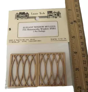 Laser Tech 1:12 Puppenhaus eleganter Fensterpfosten #5001 2 Stück Neu in Verpackung #16 - Bild 1 von 1