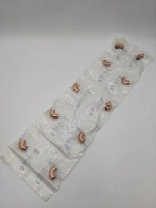 10 Pc Mueller W-01622CB Copper Fitting 1/2" x 1/2" 90 Degree Medical Gas Sterile - Picture 1 of 6