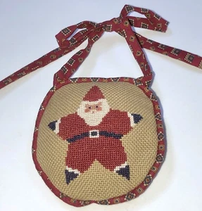 ADORNO DE NAVIDAD ACABADO CONTADO PUNTO DE CRUZ Estrella Santa - Imagen 1 de 3