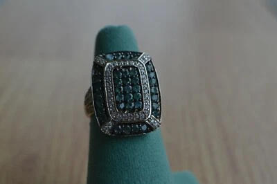 Anillo de alejandrita Narsipatnam cambio de color 2,35 quilates platino sobre plata fina talla 7 Foto 1 de 4