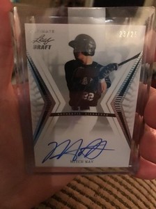 2012 Leaf Ultimate Draft Silver #MN1 Mitch Nay Auto #d 23/25 AUTOGRAPH - NM-MT