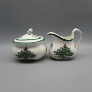 Spode England Christmas Tree Milchkännchen & Zucker Set - Bild 1 von 6