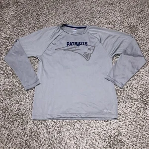 Majestic New England Patriots Shirt Cool Base Langarm Herren Medium + Flagge - Bild 1 von 5