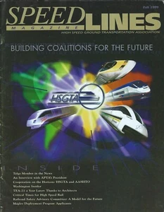Train Rail Magazine - Speed Lines - High Speed Transport Coalitions 1999 (RB13) - Picture 1 of 1