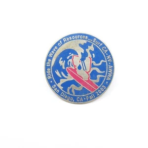 Surf CA-NV-AWWA San Diego California Herbst 2003 Pin Revers Emaille Sammlerstück - Bild 1 von 3