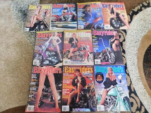 10 Easyriders Motorcycle Magazines 1989 David Mann Art Collectible Choppers - Picture 1 of 4