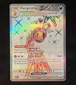 Farigiraf ex 194/162 Sv05: Temporal Forces Full Art Holo Pokemon TCG NM - Picture 1 of 2