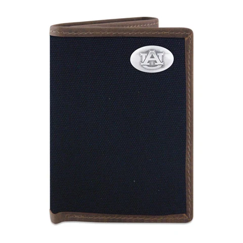 Youth Auburn University Tigers Wallet Nylon/Leather Concho Wallet Cover