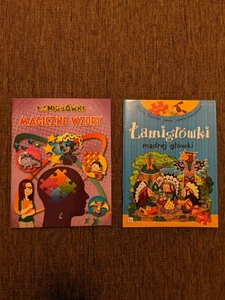 Lot 2 Polish Books "Lamiglowki" "Magiczne Wzory" - Picture 1 of 5
