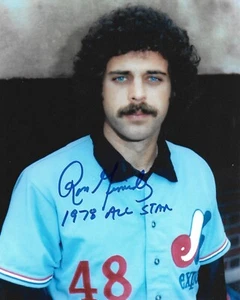 Ross Grimsley Signed Montreal Expos 8x10 W/ 1978 All Star - Picture 1 of 1