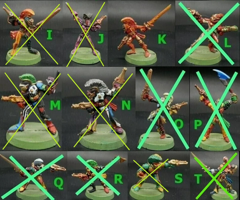 Dark Eldar Harlequin Aeldari Trooper Warlock Avatar Rogue Trader Metal GW OOP - Image 1 of 1