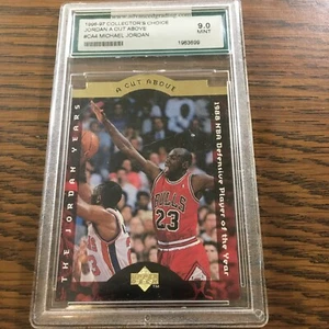1996 Upper Deck A Cut Above Michael Jordan 9.0 MINT -S52 - Picture 1 of 4