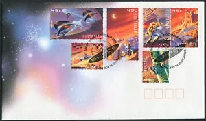 Australia Space Issue 2000 conjunto de 6 cubiertas de primer día, muy buen estado - Imagen 1 de 1