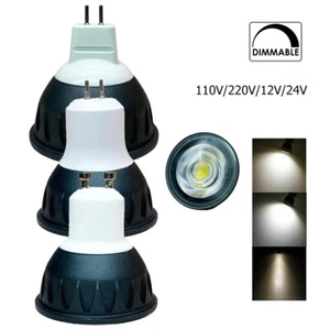 Dimmable Led Spotlights 5w 36degree Angle Spotlight 3500k Gu10 Ac220v/110v Cob - Picture 1 of 16