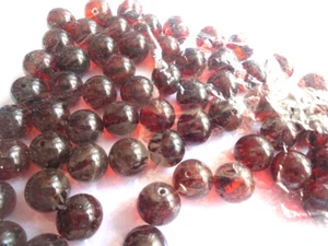 Baltic Holed Amber Loose Round Beads 50pcs.12mm 50gr - Picture 1 of 2