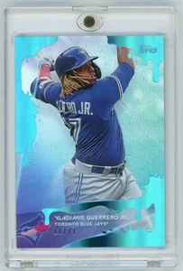 2020 Topps X Steve Aoki Vladimir Guerrero Jr. #3 Blue Frosting Parallel 11/77! - Foto 1 di 2