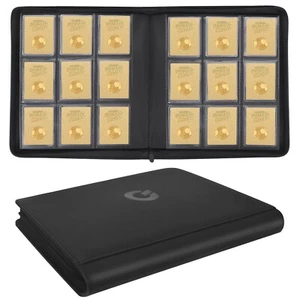 Toploader Binder, Top Loader Binder for Cards, Holds 324 Toploaders, 9-Pocket, C - Picture 1 of 6
