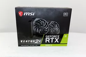 MSI GeForce RTX 3060 Ti VENTUS 2X OC 8GB GDDR6 Graphics Card - THE REAL DEAL - Picture 1 of 8